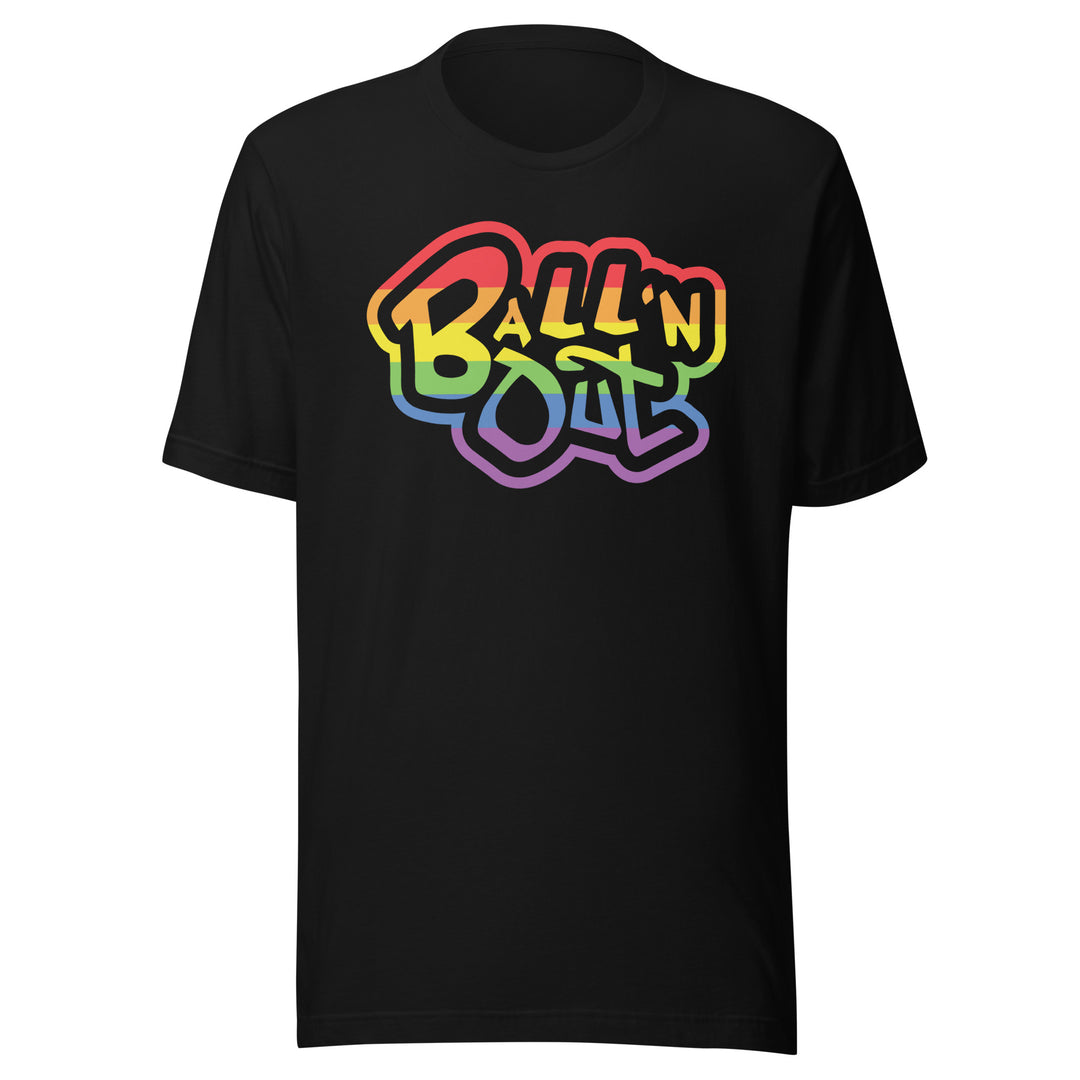 Wild'n Out - Ball'n Out Rainbow Tee