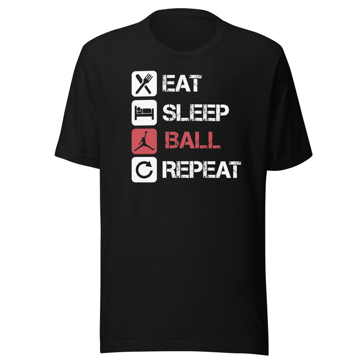 Eat Sleep Ball Repeat Tee