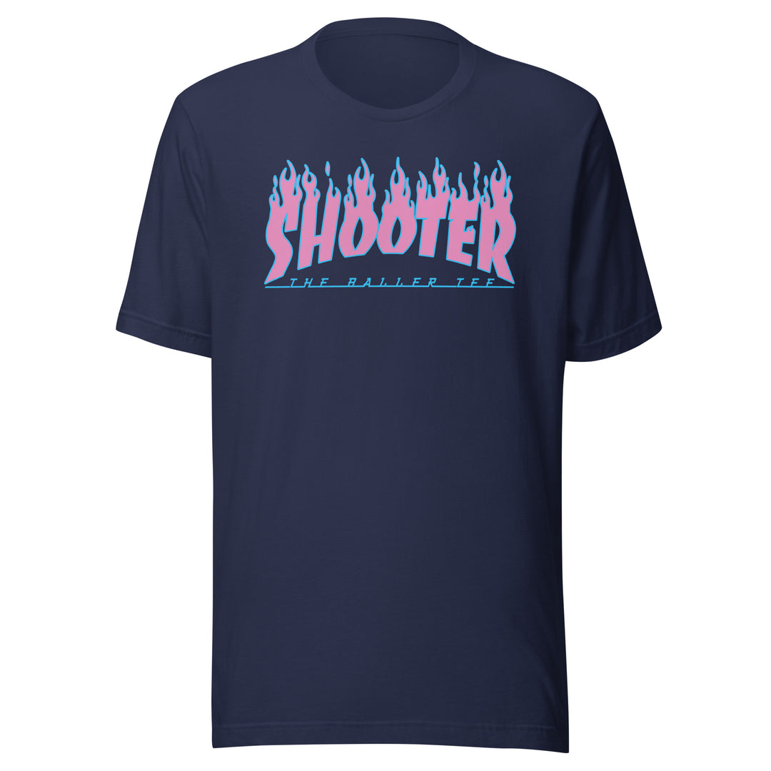 Pink Shooter on Fire Tee