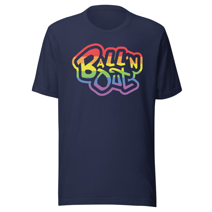 Wild'n Out - Ball'n Out Rainbow Tee