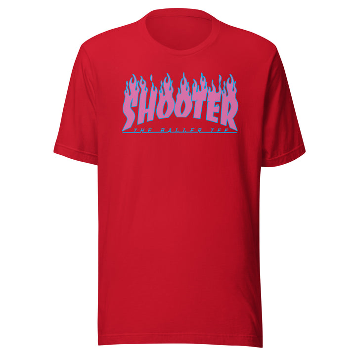 Pink Shooter on Fire Tee