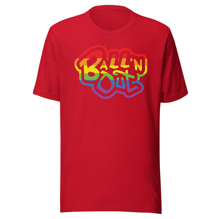 Wild'n Out - Ball'n Out Rainbow Tee