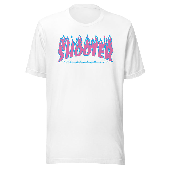 Pink Shooter on Fire Tee