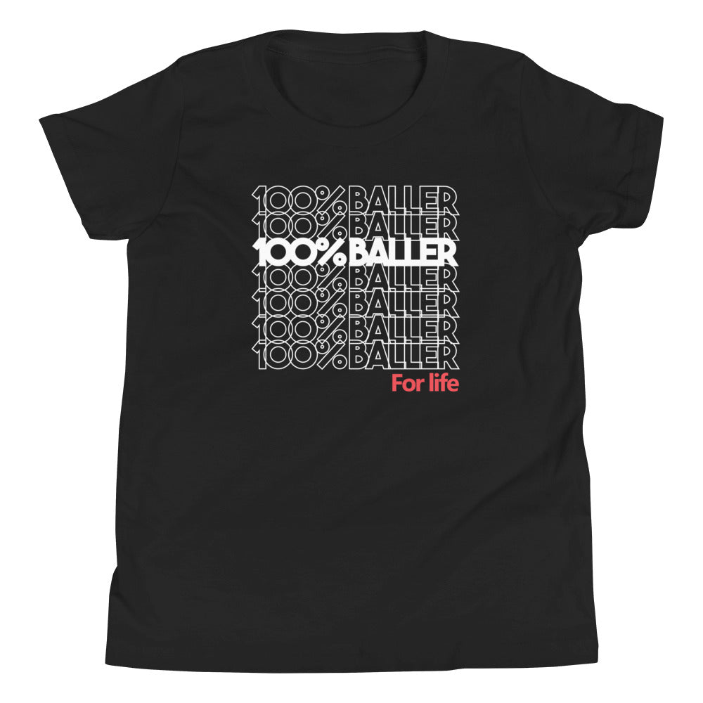 100% Baller Youth Tee